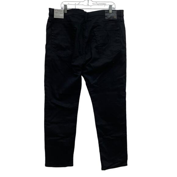 AG Adriano Goldschmied NWT The Everett Slim Straight Jeans Endless Black 40x32 - Picture 5 of 14